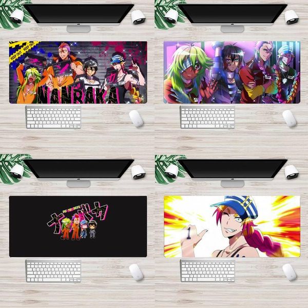 

mouse pads & wrist rests nanbaka diy design pattern game mousepad animation xl large gamer keyboard pc desk mat takuo tablet mousepads