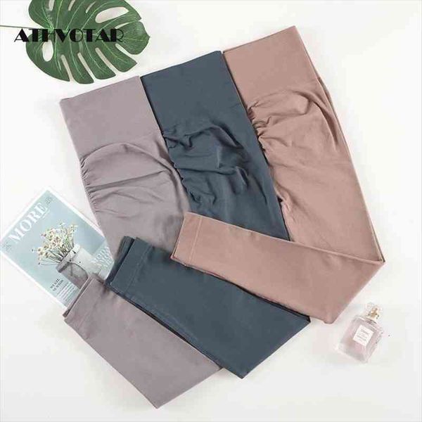 

leggings women female fitness high waist running leggings push up workout gym sport elasticity slim training legging, Black