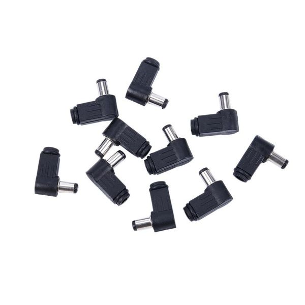 

other lighting accessories 10x 2.1mm x 5.5mm male plug right angle l jack dc power connector