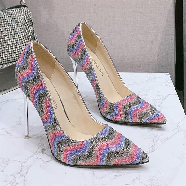 

dress shoes high heel pumps wild pointed toe design female stiletto, Black