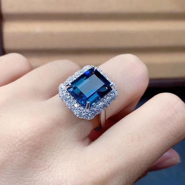 

cluster rings real natural z ring wedding engagement fine jewelry wholesale 925 sliver, Golden;silver