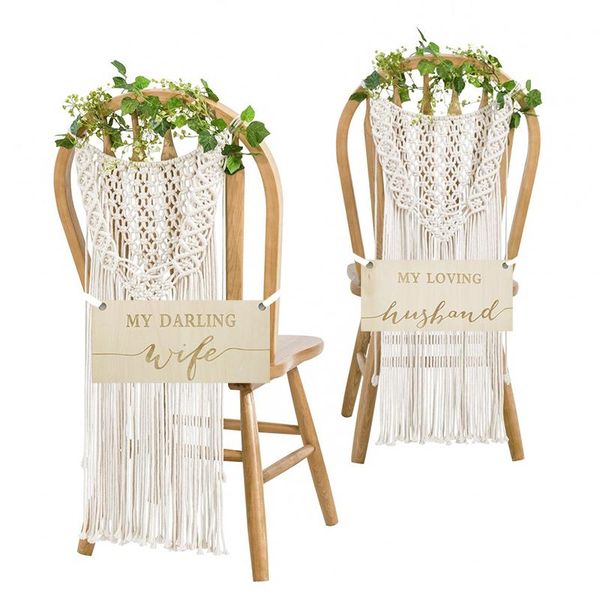 

party decoration tx personalized mr mrs husband wife bride groom wedding chair yard store signs for suppliers