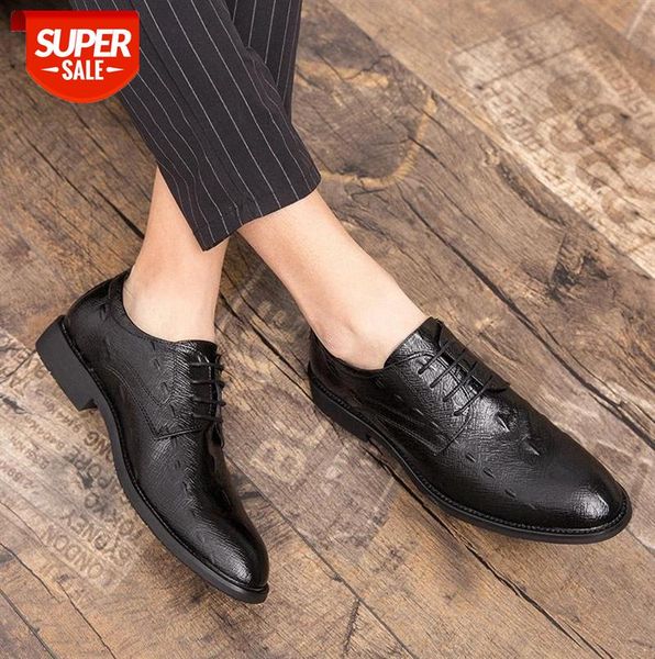 

business luxury oxford shoes men breathable leather formal dress male office party wedding mocassins zapatos #ka6g