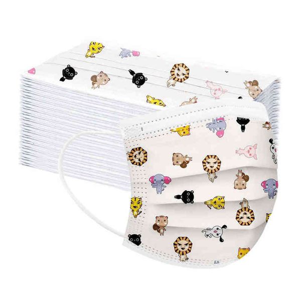 

disposable three-layer chilen's mask with melt blown fabric