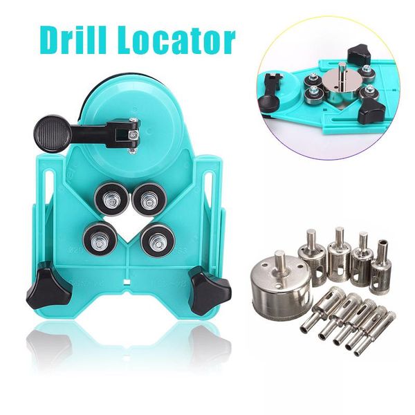 

ceramic tile glass locator diamond opening positioning guide drill bit hole clamping range construction tools professional hand tool sets