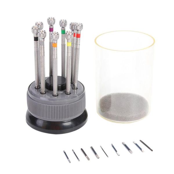

repair tools & kits 9pcs/set watch rotary base spring bar screwdriver watchmaker drop#38