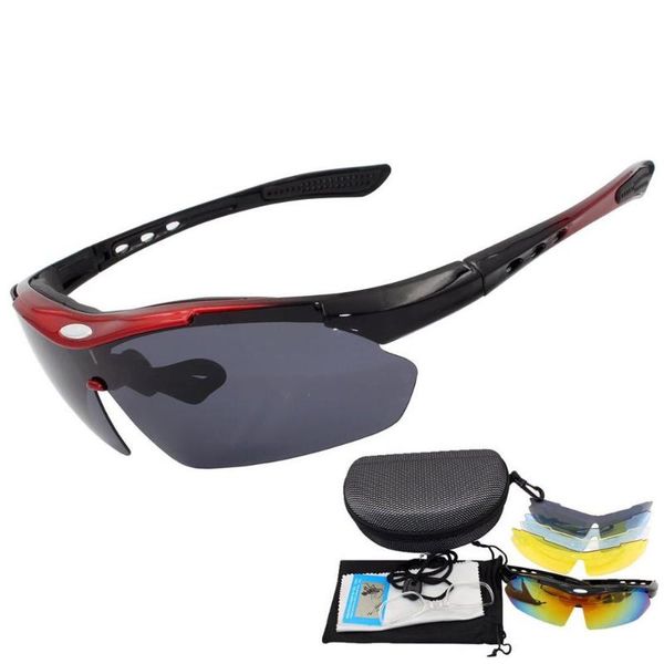 

outdoor eyewear polarized sports men sunglasses road cycling glasses mountain bike bicycle riding protection goggles 5 lens