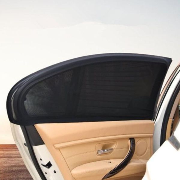 

car sunshade 2pcs/set sun shade uv protection curtain window side mesh visor summer film