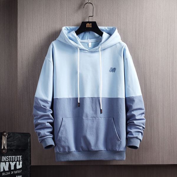 

fashion trend - w614-2021 spring youth fashion stitched sweater, Black