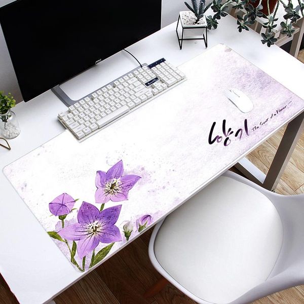 

mouse pads & wrist rests sell well beautiful flowers large size pad gaming rubber mousepad pc office decoration home table mat