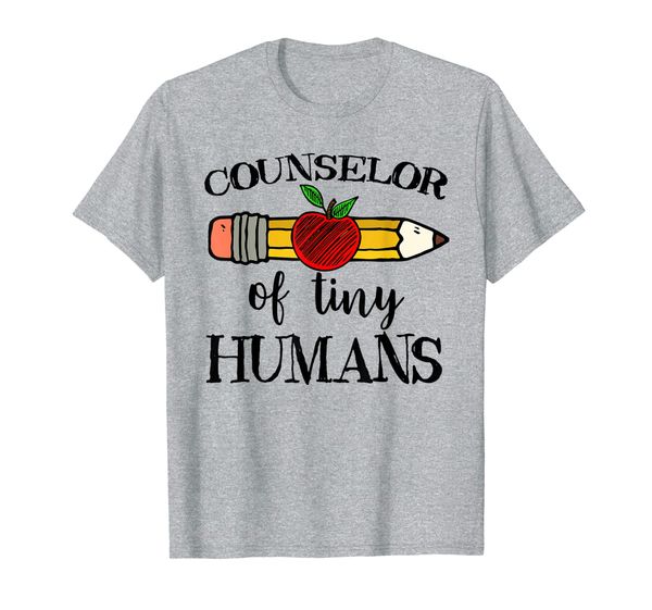 

School Counselor of Tiny Humans Back To School Guidance Team T-Shirt, Mainly pictures