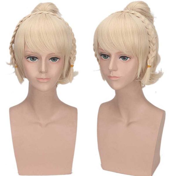 

cosplay kingdom final fantasy ff15 princs luna freya twist split cos wig, Black