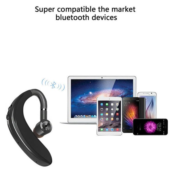 S109 Indossare indolore Auricolari wireless Bluetooth 5.0 TWS Earhook Ampia compatibilità per dispositivi Bluetooth X1120A