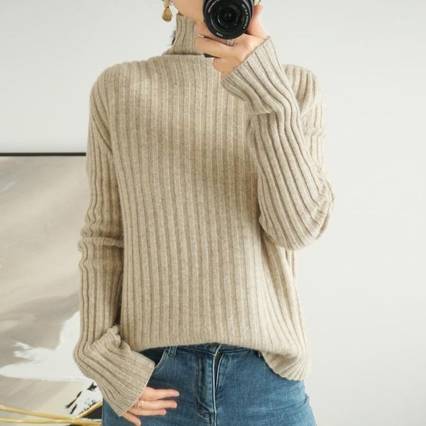 

women's sweaters winter padded turtleneck sweater women 100% pure cashmere drawstring knit bottoming warm pullover, White;black