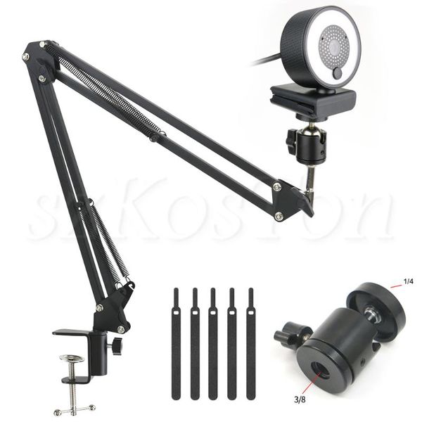 

webcams hd autofocus webcam light with tripod stand 1080p 2k web camera for pc twitch computer microphone ring cam