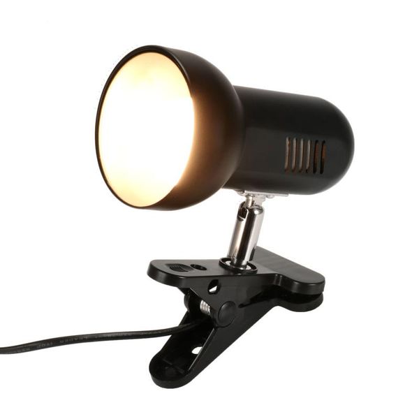 

wall lamp clip bedside e27 bulb 360 degrees rotatable flexible adjustable base led light bedroom study room table
