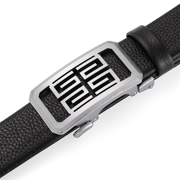 

luxury brand belt men 2021 new luxury high-end leisure trend trouser belt layer cowhide versatile men's, Black;brown