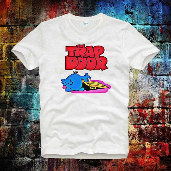 

The Trap Door Animated Cartoon Show Unisex Tee Top T Shirt 734, White;black