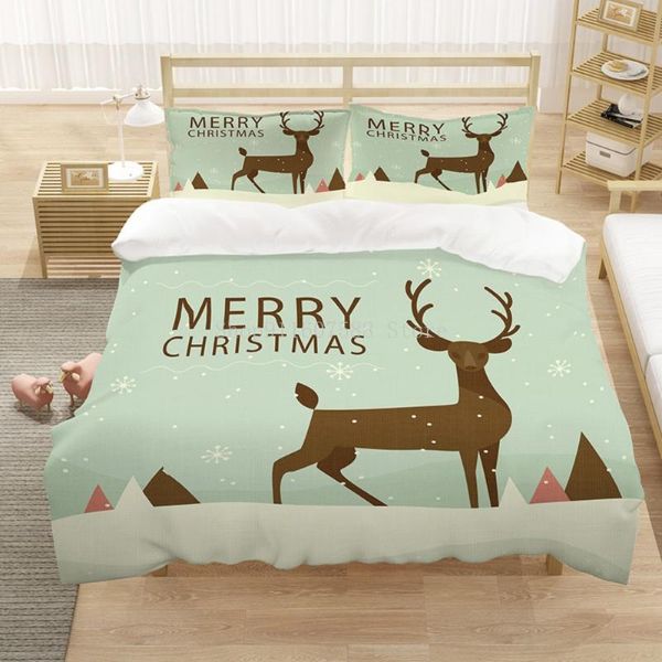 

bedding sets elk set aniaml duvet cover 3d digital printing bed linen  size bedclothes fashion design