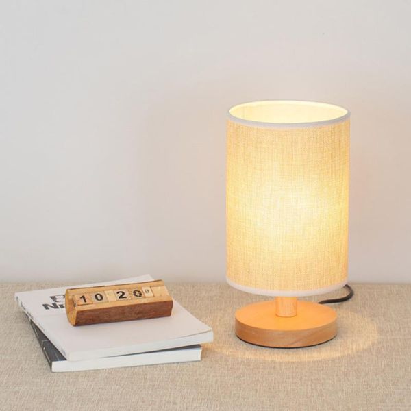 

table lamps bedside lamp night light warm white gift wood