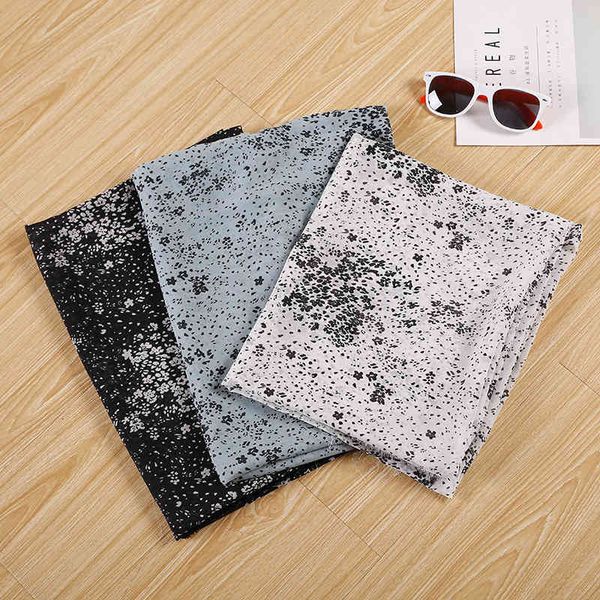 

mask printed 75d chiffon dress summer sunscreen shawl fabric