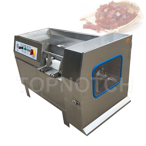 Alta saída 500kg / h carne dger dicer máquina de corte de carne carne carne de carne de porco