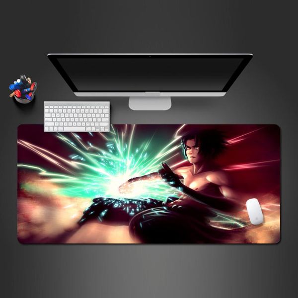 

mouse pads & wrist rests blood anime naruto sasuke 3d mousepad unique style large computer player pad natural rubber printing