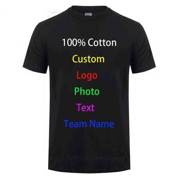 T-Shirt für Männer, individueller Text, DIY, Ihr eigenes Design, Fotodruck, Bekleidung, Werbung, T-Shirt für VIP G1222