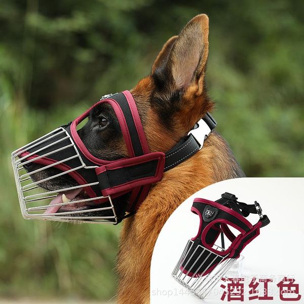 

medium and large dog muzzle pet mouth cover mask bark bite mesh grooming anti-chewing training accessories car seat covers