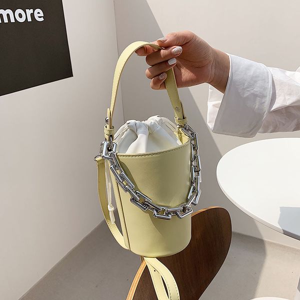 

evening bag niche design women's 2021 fashion chain handbag single shoulder messenger net red simple bucket