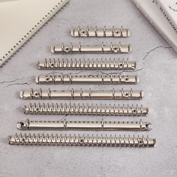 

notepads 1 pc a4/b5/a5/a6/a7 metal binder clip diy spiral rings loose-leaf file folder notebook accessories stationery, Purple;pink
