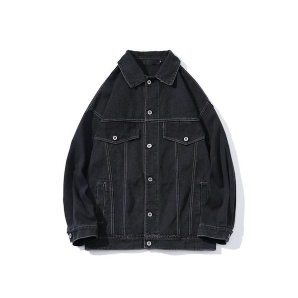 

safwak jackets autumn trend men's tooling denim jacket, Black;brown