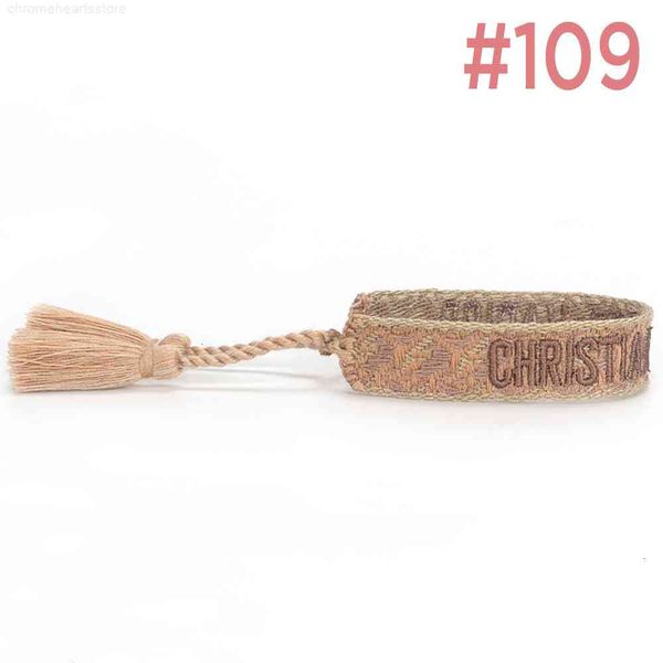 

bracelet fashion design luxury jewelry family letter hand woven color matching tassel mori women's friendship aaa 6 ht34, Golden;silver