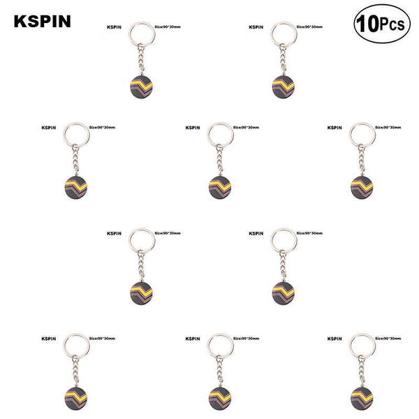 

rubber pride key ring lapel pin flag badge brooch pins badges 10pcs a lot, Gray