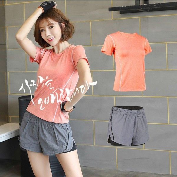 

yoga outfit two piece set women 2021 running shorts clothes women's spring summer conjuntos de mujer ensemble femme
