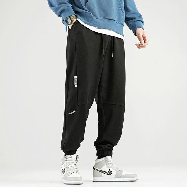 

men's pants quality men black costume trousers casual letter printed women jogging hip hop streetwear sweatpants gym sports