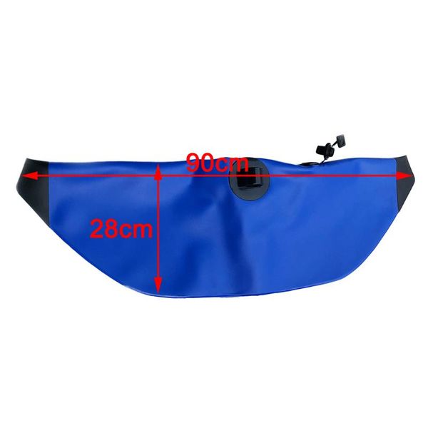 

2x blue pvc inflatable outrigger stabilizer & pole for kayak canoe standing rafts/inflatable boats