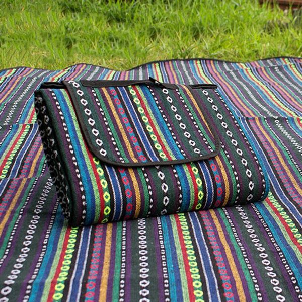 

150x200cm folding camping mat outdoor beach picnic lightweig waterproof sleeping pad moistureproof blanket x330d pads