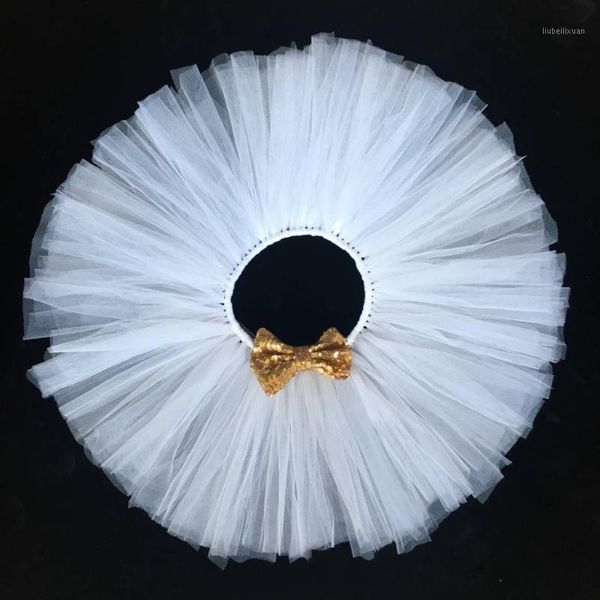 

skirts girls white tutu skirt infant baby fluffy tulle pettiskirt ballet dance with gold sequin bow kids birthday party1, Blue