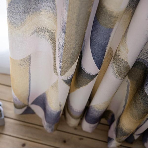 

curtain & drapes nordic style velvet linen printed geometric curtains for bedroom kitchen window treatments tulle in the living room custom