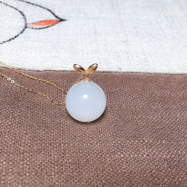 

lockets 18k gold and tian baiyu clavicle chainh21#, Silver