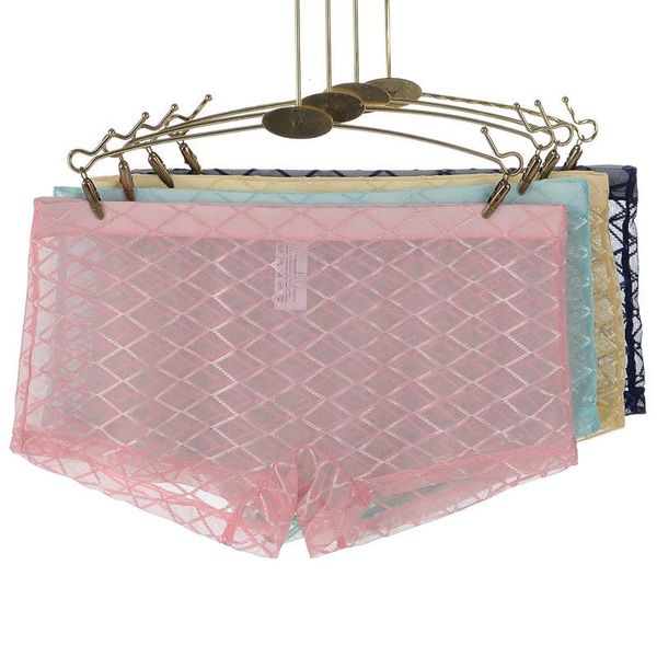 

underpants men's see through briefs mesh sheer transparent stretchy seamless panties underwear mid-rise ultra-thin male, Black;white