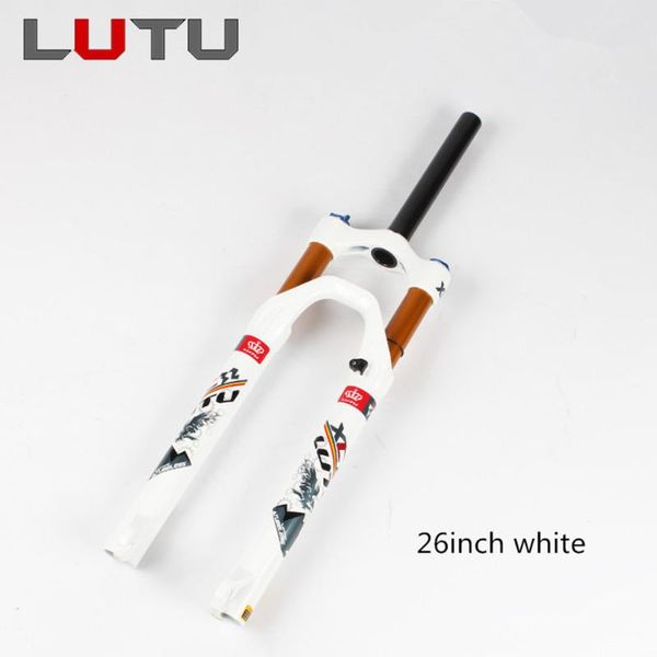

bike forks lutu fork pressure mountain front 26-inch shoulder lock control gold black inside the tube