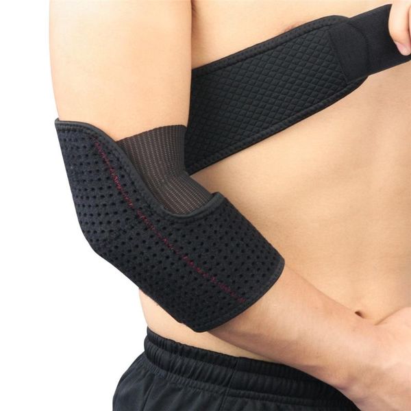 

nylon bandage knee protector support elbow pad brace arm sleeve guard training fitness sports #2 & pads, Black;gray
