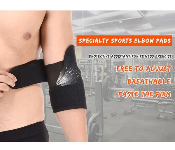 

elbow brace support breathable compression arm sleeve wrap for joint pain, bursa protection & knee pads, Black;gray