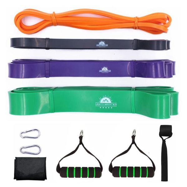 

resistance bands fitness gym workout training equipment pull up assist set heavy duty power lifting stretch expander