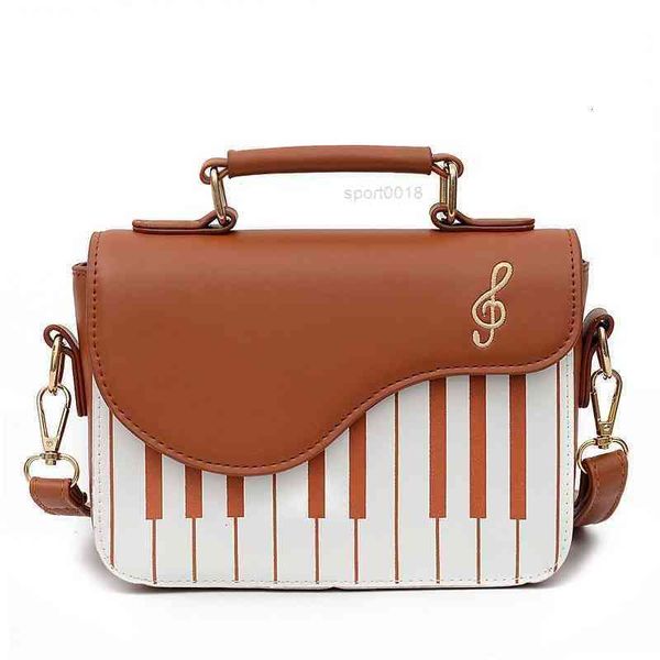 

hbp non- embroidery small square bag fashion color contrast versatile girl sweet personality piano notes satchel women's 2 s