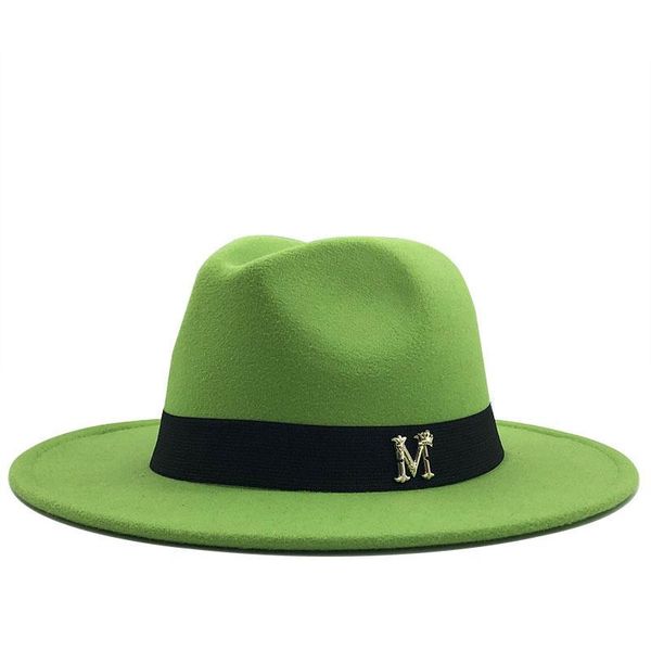 

wide brim hats winter autumn simple imitation woolen women men ladies fedoras jazz hat european american round caps bowler, Blue;gray