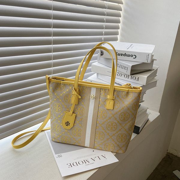

new women's canvas shopping bag portable tote simple texture large capacity purse outlet tnhs