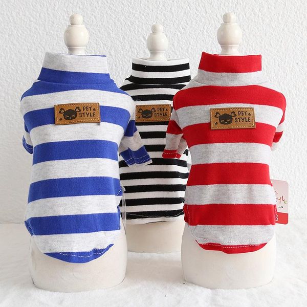 

cat costumes striped sweatshirt pet dog clothes soft bathrobe rompers pajamas hoodies clothing for dogs puppy teddy
